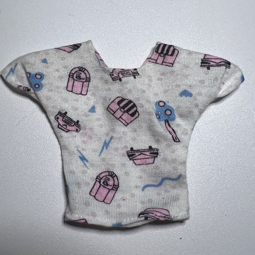 1988 Mattel "Feelin'‎ Fun" Barbie Vtg doll top